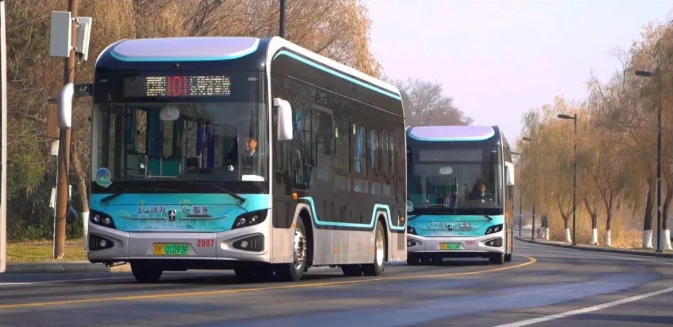单程营运里程26.8公里，江苏扬州首条氢能公交示范线正式启用！(图1)